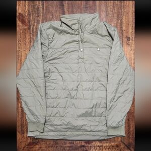 Ultimate Terrain Men’s Quilted Puffer Pullover XL Green Layer Cold Outdoors